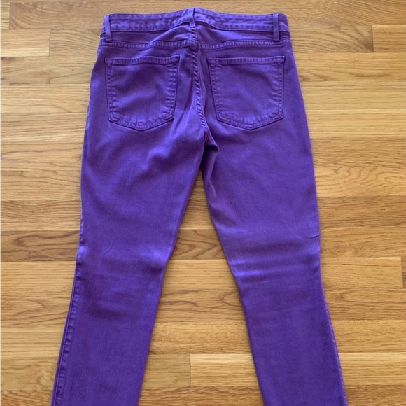 RICH & SKINNY Womens Junior Girls Purple Slim Stretch Jeans Pants Bottom Sz 28 - Picture 2 of 10